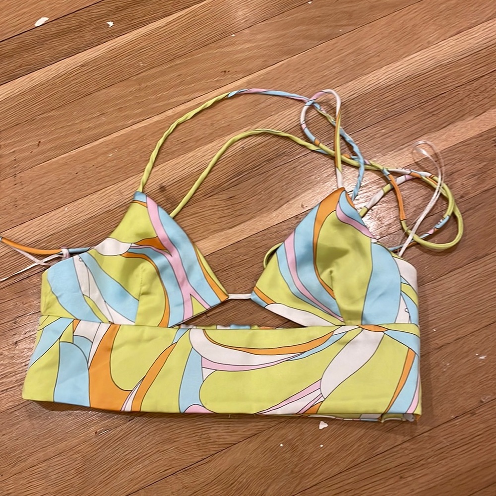NWOT Zara strappy silk top